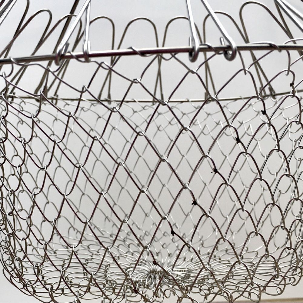 Collapsable Multi Use Stainless Colander Basket - Picture 10 of 12